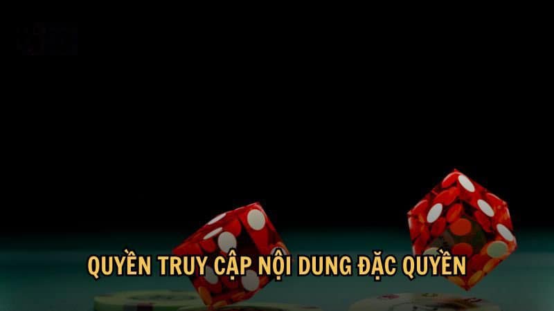 Quyền lợi thành viên đặc quyền vào BJ38