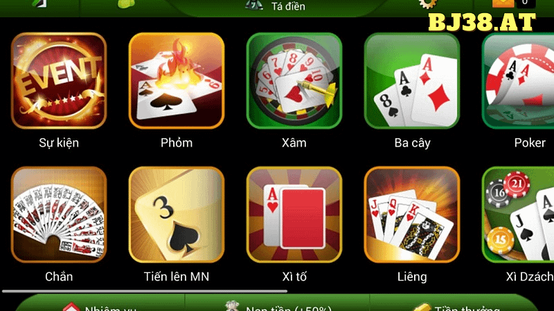 Giới thiệu về game bài BJ38
